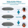 Customizable perforated elastic visco pillow